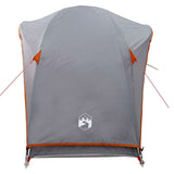 Camping Tent 1-Person Grey and Orange Waterproof 4009544