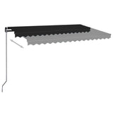 Manual Retractable Awning 450x350 cm Anthracite 3069199