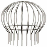 Gutter Leaf Guard 8 pcs Silver 160 mm Stainless Steel 42019391
