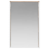 Bathroom Mirror Cabinet Old Wood 33 x 11.5 x 50 cm 889221