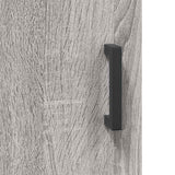 Highboard Grey Sonoma 69.5x34x180 cm Engineered Wood 3189963