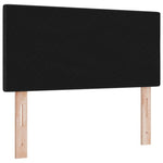 ZNTS LED Headboard Button Tufted Black 90 cm Fabric 3338098