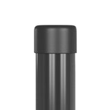 Fence Posts 12 pcs Grey 120 cm Powder-coated steel 42012760