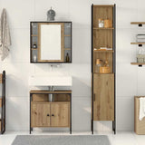 Bathroom Furniture Set 3 pcs Artisan Oak Engineered Wood 3334394