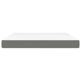 Pocket Spring Bed Mattress Medium Dark Grey 183x213x20 cm California King 347895