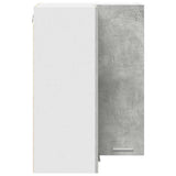 Hanging Cabinet Concrete Grey and White 57 x 57 x 80 cm 884293