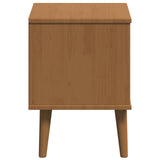 Bedside Cabinet Caramel 40 x 35 x 48 cm Solid Pine Wood 42020931