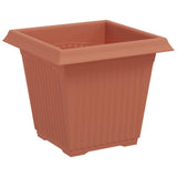 Plant Pots 24 pcs Brick Red 16 x 16 x 14 cm Plastic 3403304