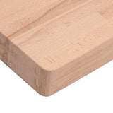 Table Top 100x60x4 cm Rectangular Solid Wood Beech 3188888
