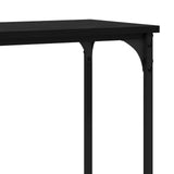 Console Table Black oak 160 x 29 x 80 cm Engineered wood 883558