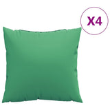 Sofa Cushions 4 pcs Green 60x60 cm Fabric 360408