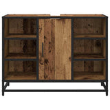 Bathroom Cabinet Old Wood 80 x 33 x 60 cm Engineered Wood 883637