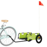 Bike Trailer Green Oxford Fabric and Iron 94165