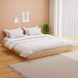 Bed Frame without Mattress Solid Wood 160x200 cm 819917