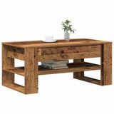 Coffee Table Old Wood 102 x 55 x 45 cm Engineered Wood 862727