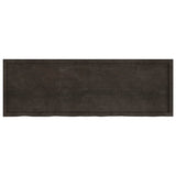 Bathroom Countertop Dark Brown 180x60x cm Treated Solid Wood 3156263