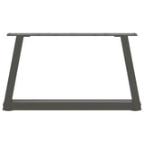 Coffee Table Legs V-Shape 2 pcs Anthracite 70x cm Steel 4012538