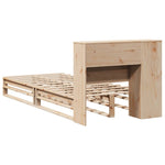 Bookcase Bed without Mattress 90x190 cm Single Solid Wood 3323908
