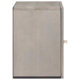 Wall Cabinet Wall-mounted Grey 38 x 33 x 48 cm Solid Mango Wood 4018792