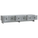 TV Cabinet Grey Sonoma 147 x 34.5 x 30 cm Engineered Wood 894021
