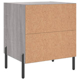 Bedside Cabinet Grey Sonoma 40x35x47.5 cm Engineered Wood 827336