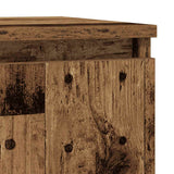 Sideboard with Drawer Old Wood 71x35x84 cm Engineered Wood 861596