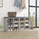 Shoe Cabinets 2 pcs Concrete Grey 52.5x30x50 cm 808693