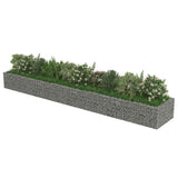 Gabion Raised Bed Galvanised Steel 540x90x50 cm 143555