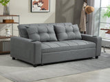 Two-Seater Pull-Out Sofa Bed - Charcoal Grey T3398P344481