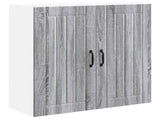 Wall Cabinet LUCCA Grey Sonoma 80 x 31 x 80 cm Engineered Wood 885061