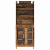 Highboard Old Wood 69.5 x 32.5 x 180 cm Engineered Wood 3415808