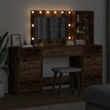 Dressing Table 3 pcs Brown 40 x 41 x 135 cm Engineered wood 3334216