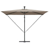 Umbrella Taupe 294 x 200 x 270 cm Polyester and Aluminium 42003394