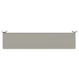 2-Piece Bench Cushions SOEST 2 pcs 100% Polyester Grey 949989