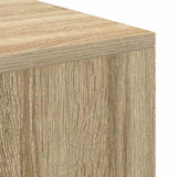 Desk with Shelf Sonoma Oak 102 x 50 x 75 cm Engineered Wood 869540