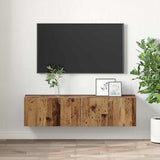 TV Cabinet Set Wall-mounted 2 pcs Multicolour 60 x 30 x 30 cm 875165