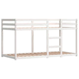 Bunk Bed without Mattress Pink 90x190 cm Single Solid Wood Pine 3283999