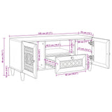 TV Units with Drawer White 105 x 33 x 46 cm Engineered wood 4018130