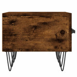TV Cabinet Smoked Oak 150x36x30 cm Engineered Wood 829153