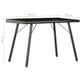 Desk Black 90x50x79 cm 20270