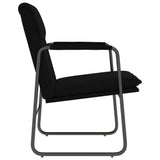Lounge Chair Black 55x64x80 cm Fabric 351344