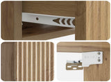 Wall-Mounted Bedside Cabinet 2 pcs Artisan Oak Engineered Wood 898464