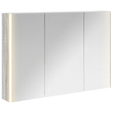 Bathroom Mirror Cabinet Grey Sonoma 103.5 x 15.5 x 70 cm 889276