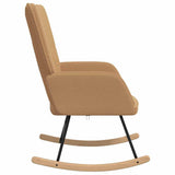 Rocking Chair Beige Sherpa Fabric 42001788
