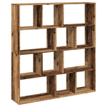 Book Cabinet Old Wood 132x29x141.5 cm Engineered Wood 3310314