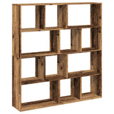 Book Cabinet Old Wood 132x29x141.5 cm Engineered Wood 3310314