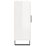 Sideboard High Gloss White 69.5x34x90 cm Engineered Wood 827814