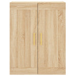Highboard Sonoma Oak 69.5x34x180 cm Engineered Wood 3199676