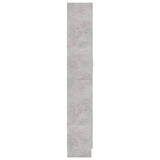 Book Cabinet Concrete Grey 82.5x30.5x185.5 cm Engineered Wood 802736