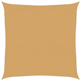 Sunshade Sail 160 g/m Square Sand 6x6 m HDPE 4002026